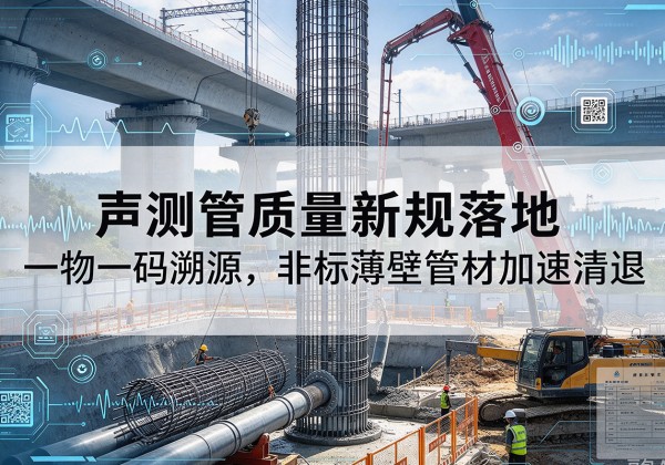 克什克腾旗声测管质量新规落地，一物一码溯源，非标薄壁管材加速清退